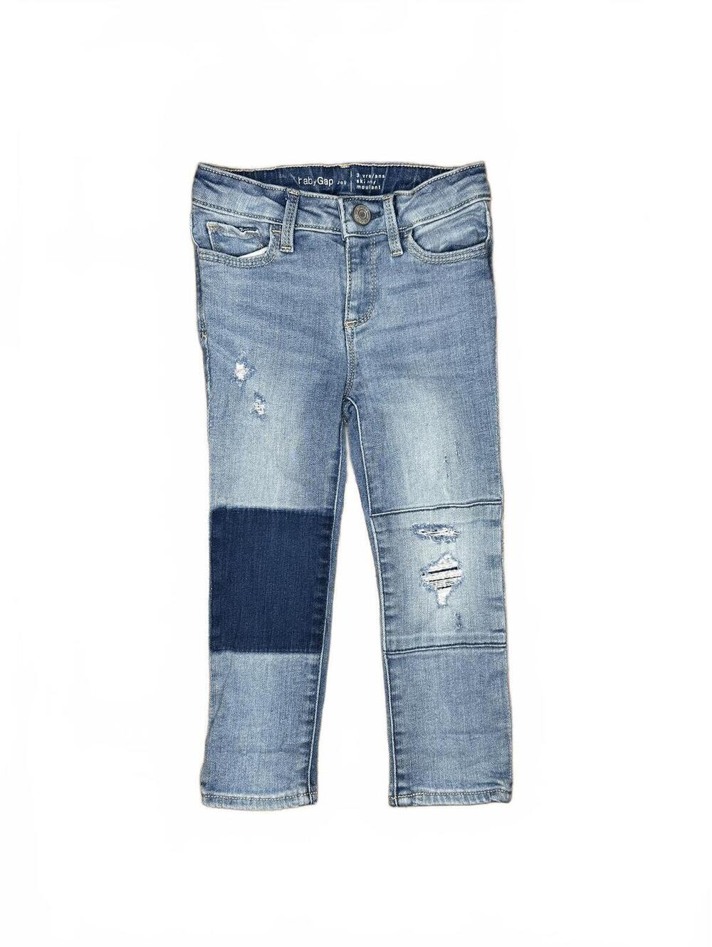 babyGap 3T Skinny Patchwork Jeans